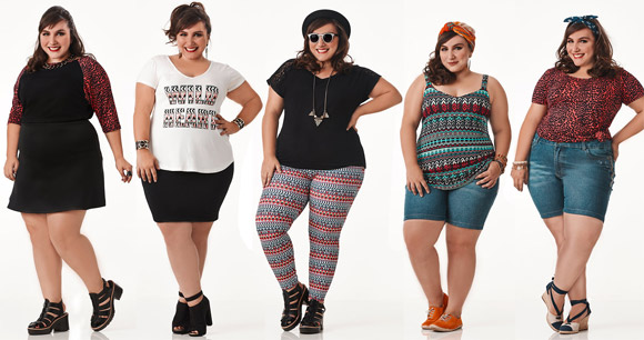 roupas plus size jovem