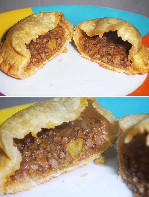 Empanadas congeladas de carne